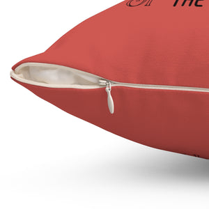 Polyester Square Holiday Pillowcase - Most Wonderful Time of the Year