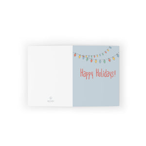 Holiday Greeting Cards - Happy Holidays Christmas Lights