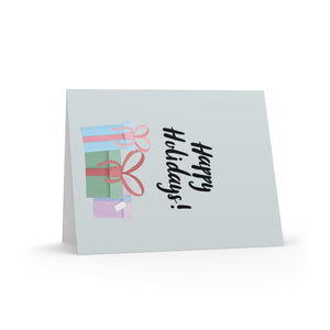 Holiday Greeting Cards - Happy Holidays & Presents
