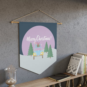 Holiday Pennant - Merry Christmas Nighttime