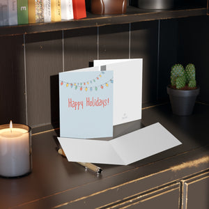 Holiday Greeting Cards - Happy Holidays Christmas Lights