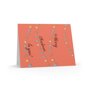 Holiday Greeting Cards - Merry Christmas Lights