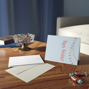 Holiday Greeting Cards - Happy Holidays Christmas Lights