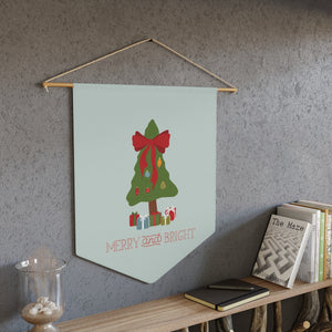 Holiday Pennant - Merry & Bright