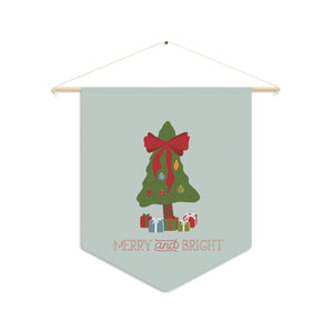 Holiday Pennant - Merry & Bright