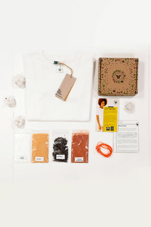 Natural Dye Kit Cochineal & Ground Madder Root & Good Youth T-Shirt