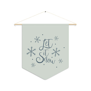 Holiday Pennant - Let it Snow