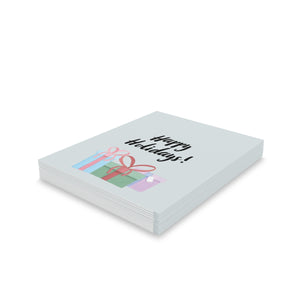 Holiday Greeting Cards - Happy Holidays & Presents