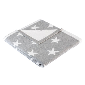 Baby Blanket - Grey & White
