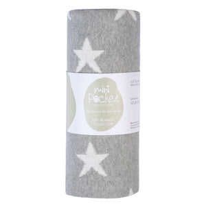 Baby Blanket - Grey & White