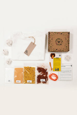 Natural Dye Kit Logwood & Osage Sawdust & Good Toddler T-Shirt