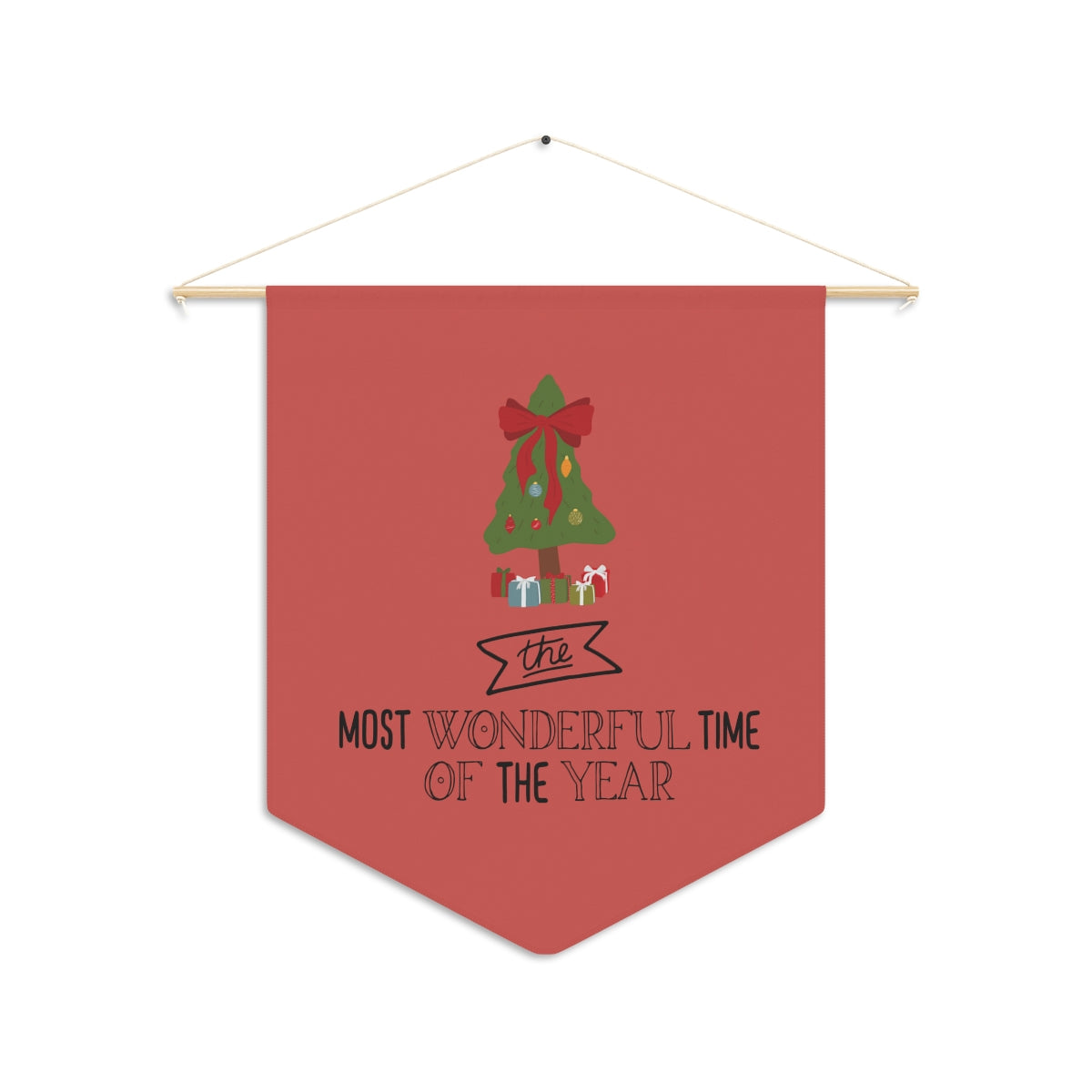 Holiday Pennant - Most Wonderful Time of the Year