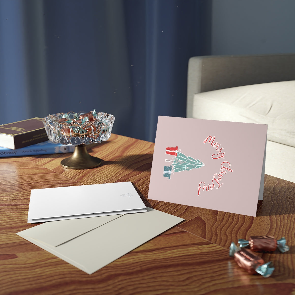 Holiday Greeting Cards - Merry Christmas Tree