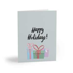 Holiday Greeting Cards - Happy Holidays & Presents