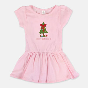 Ballerina Toddler Rib Dress - Merry & Bright