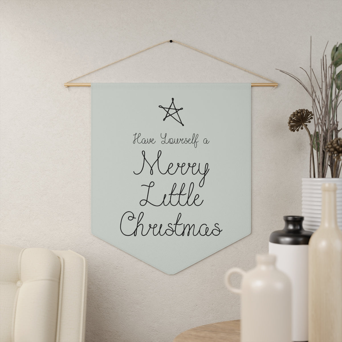 Holiday Pennant - Merry Little Christmas