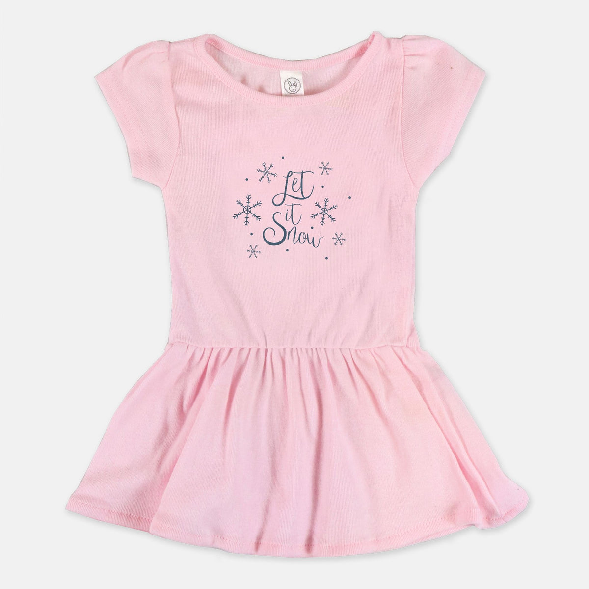 Ballerina Toddler Rib Dress - Let it Snow