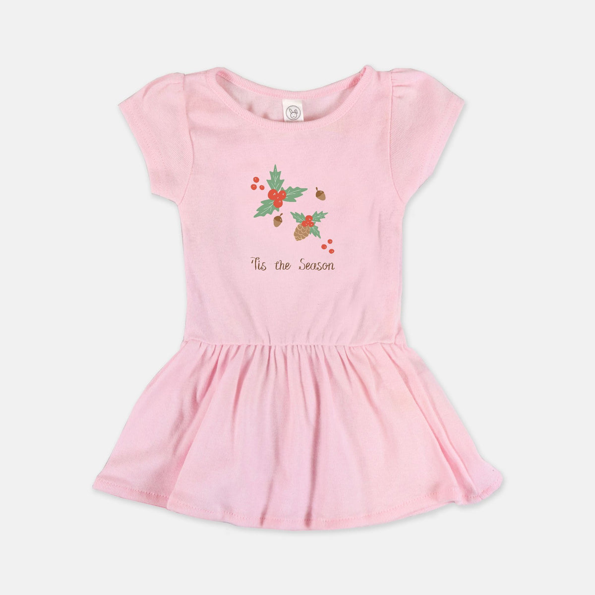 Ballerina Baby Rib Dress - Tis the Season