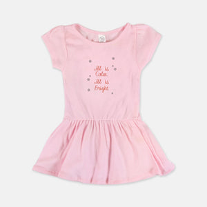 Ballerina Baby Rib Dress - All is Calm, All is Bright
