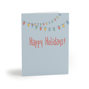 Holiday Greeting Cards - Happy Holidays Christmas Lights