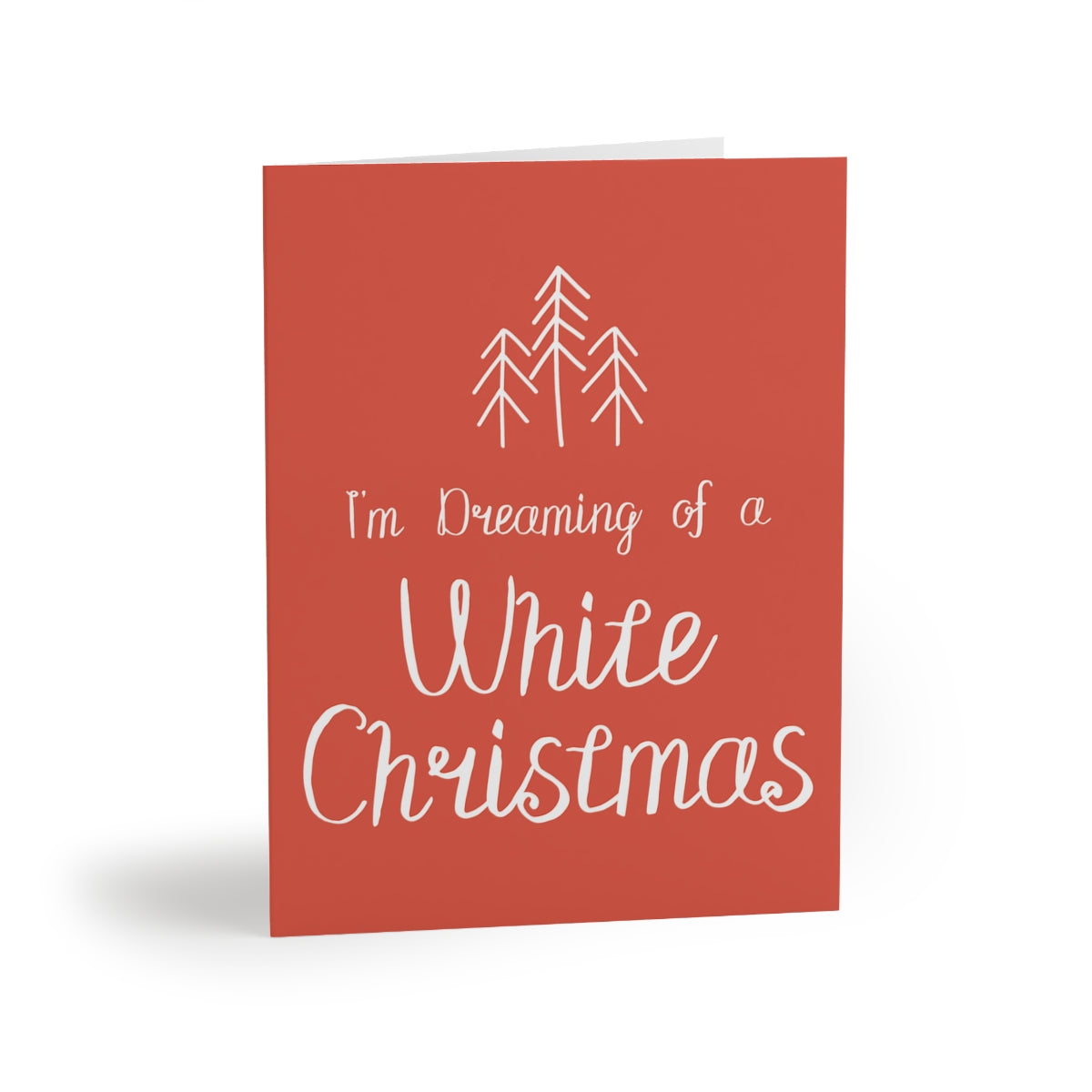 Holiday Greeting Cards - Dreaming of a White Christmas