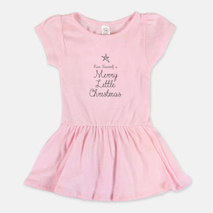 Ballerina Toddler Rib Dress - Merry Little Christmas