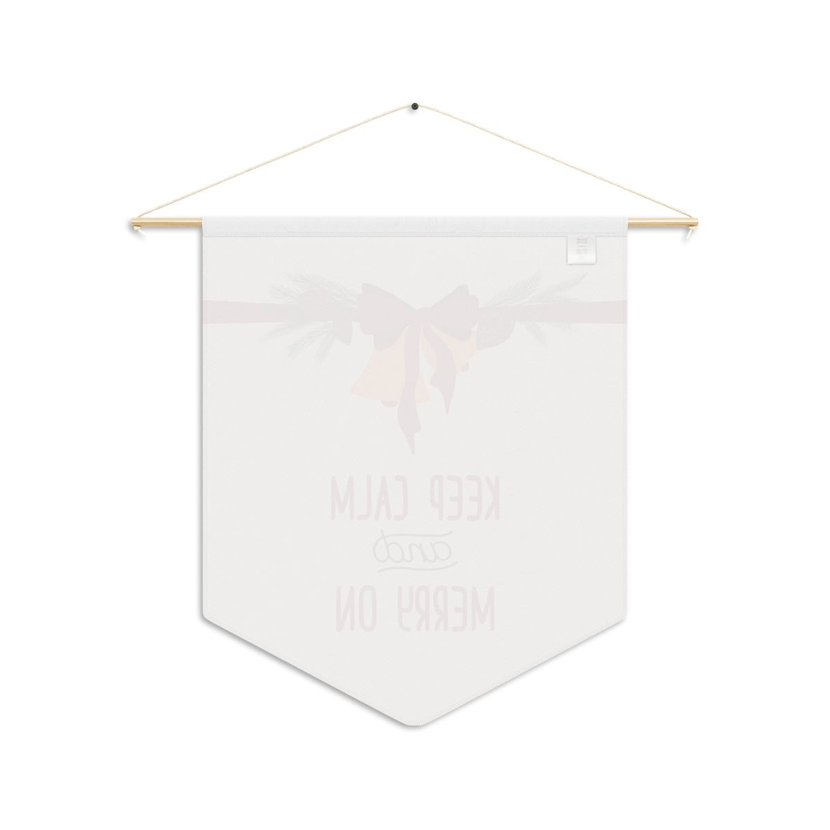 Holiday Pennant - Christmas Bow