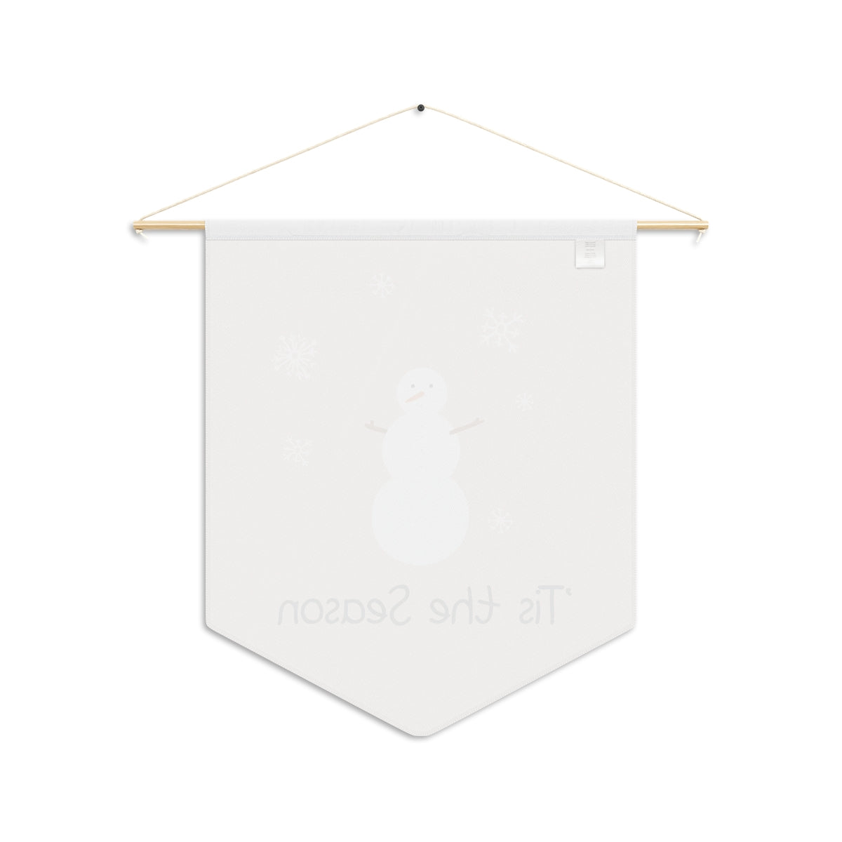 Holiday Pennant - Tis the Season Snowman