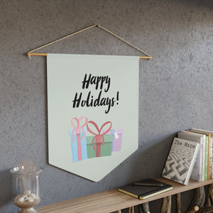 Holiday Pennant - Happy Holidays & Presents