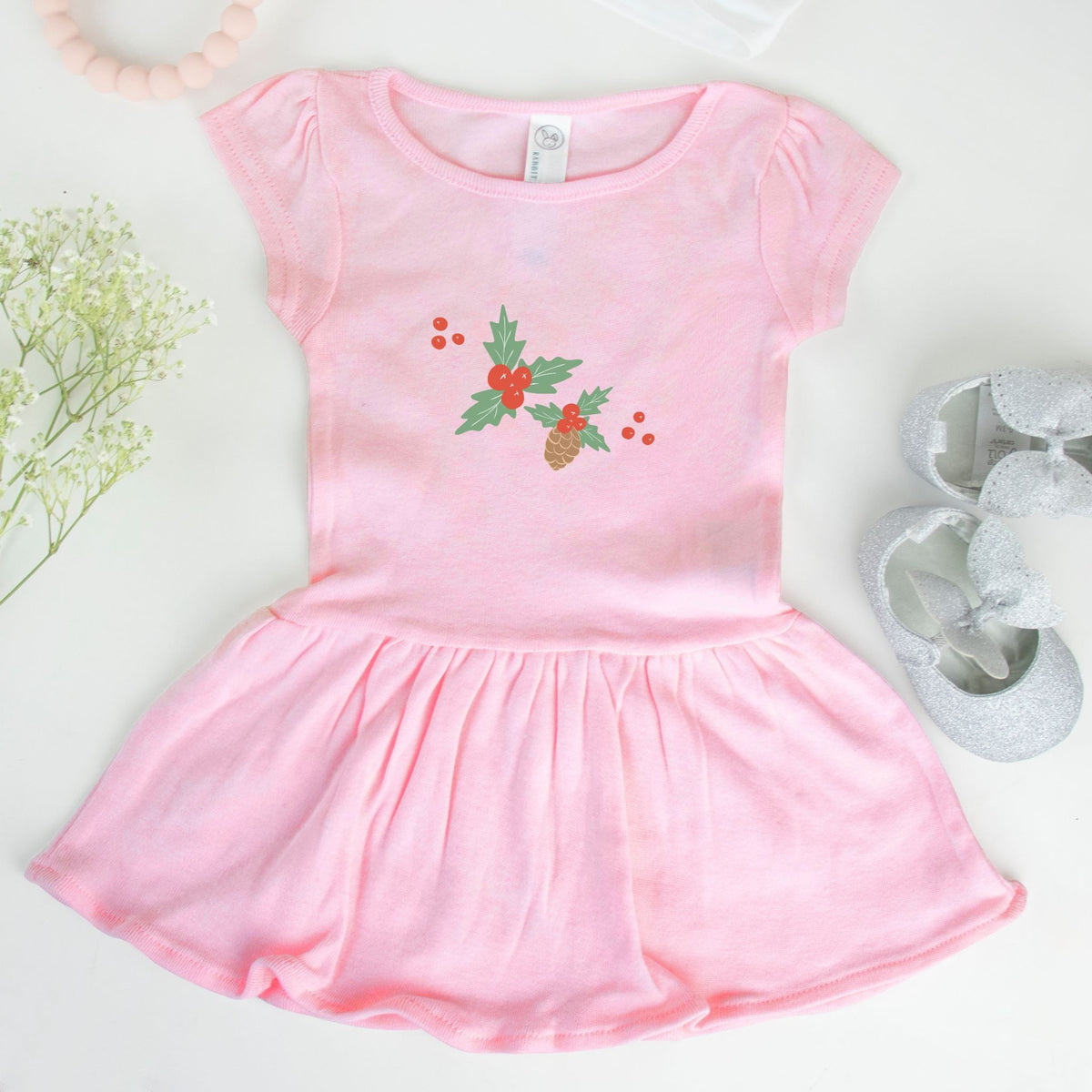 Ballerina Toddler Rib Dress - Pinecone &amp; Acorn