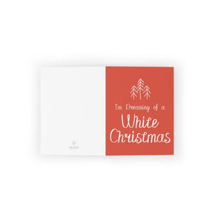 Holiday Greeting Cards - Dreaming of a White Christmas