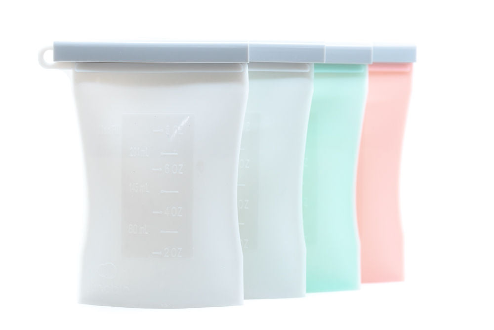 The Bundled Reusable Breastmilk Storage Bags - 4 Pack