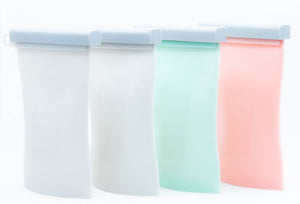 The Bundled Reusable Breastmilk Storage Bags - 4 Pack