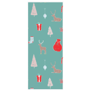 Full Bloom - Holiday Wrapping Paper - Holiday Ensemble - 24x60