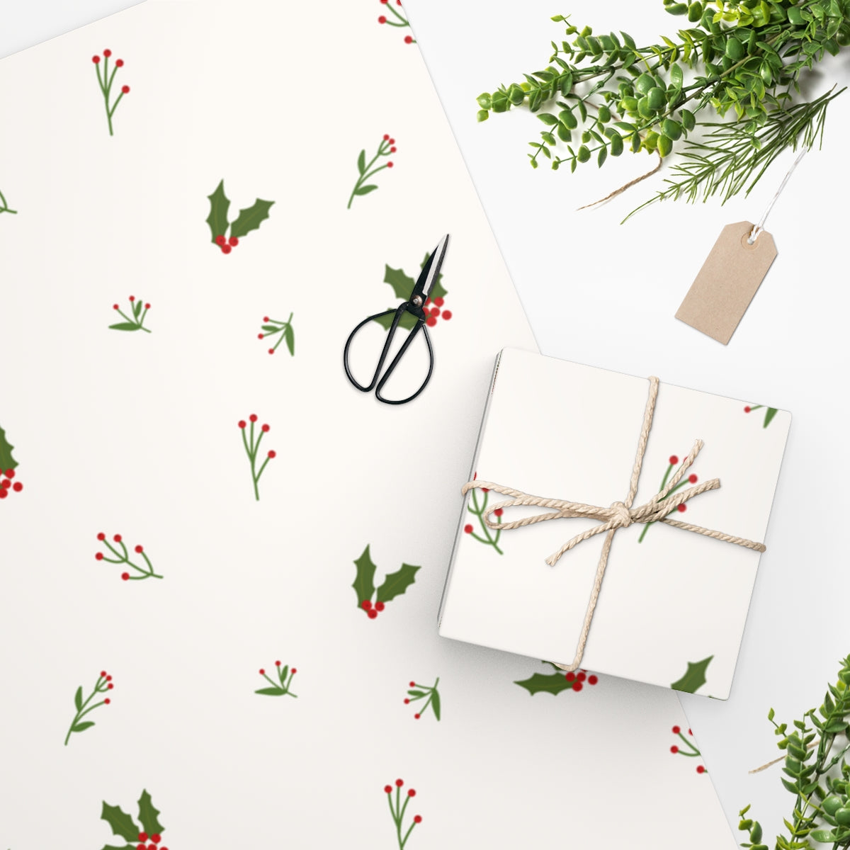 Holiday Wrapping Paper - Hollys
