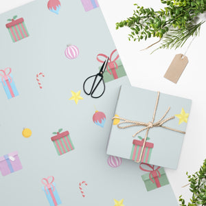 Full Bloom - Holiday Wrapping Paper - Presents - In Use