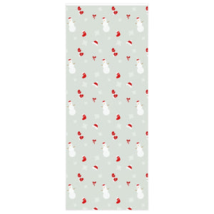 Full Bloom - Holiday Wrapping Paper - Snowman - 24x60