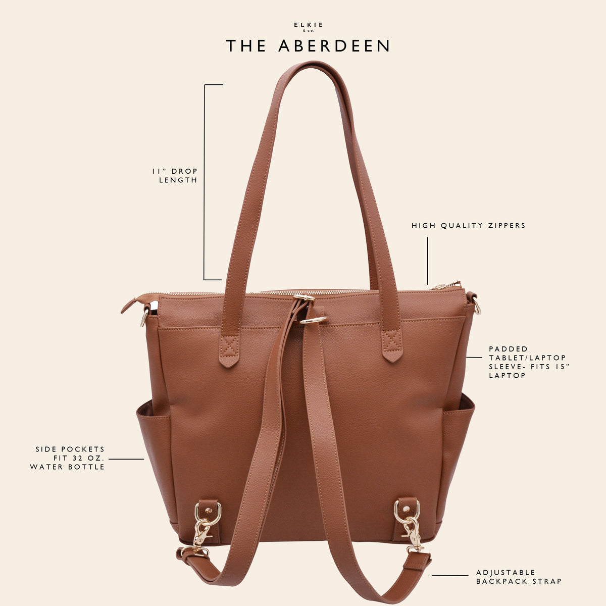 The Aberdeen Handbag - Ebony