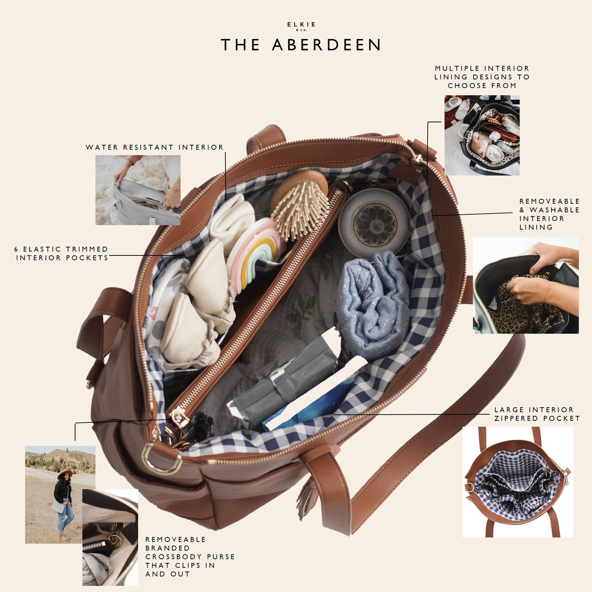 The Aberdeen Handbag - Ebony