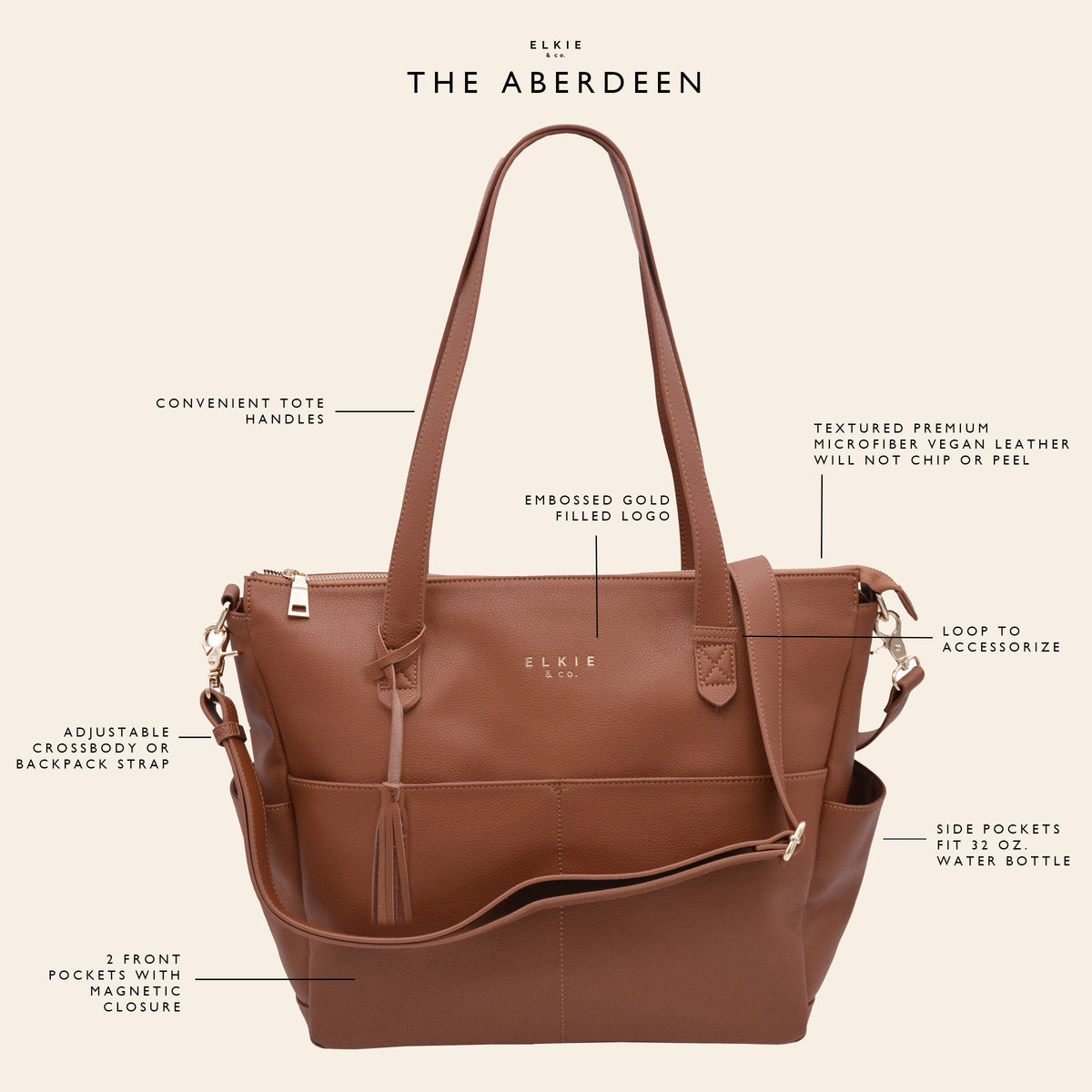 The Aberdeen Handbag - Ebony