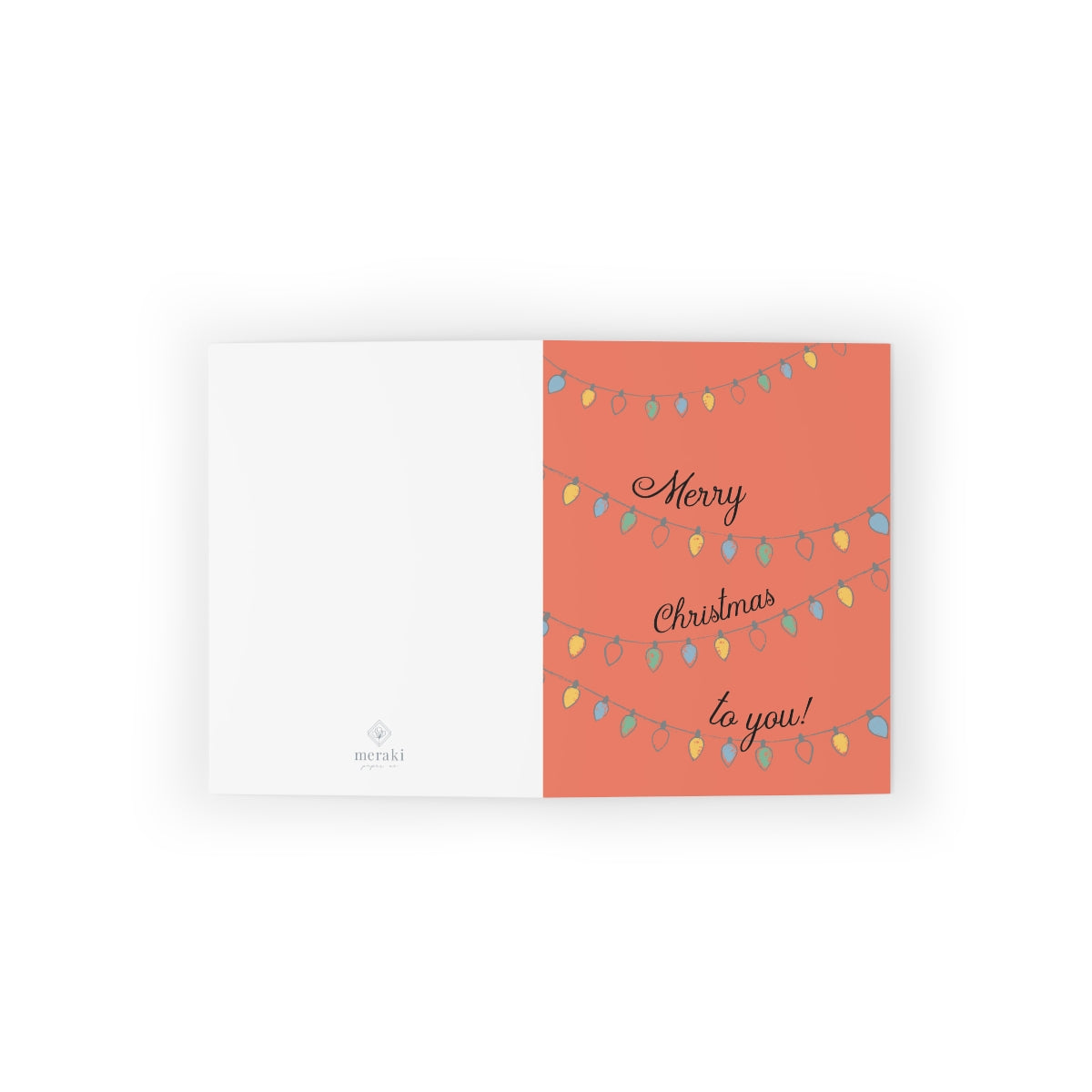 Holiday Greeting Cards - Merry Christmas Lights