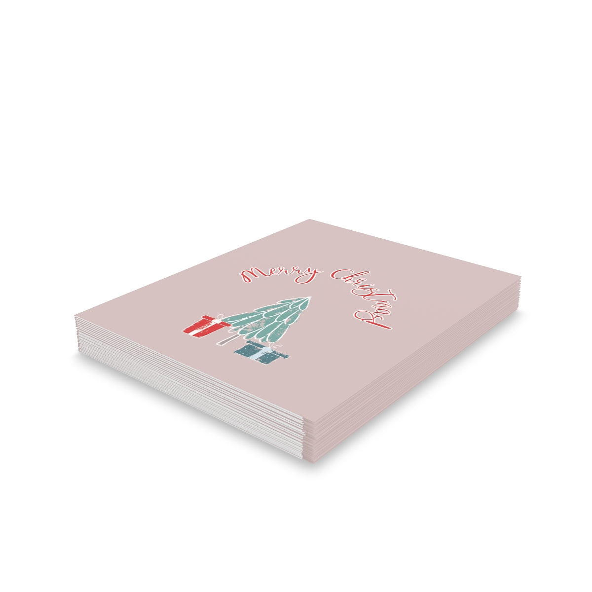 Holiday Greeting Cards - Merry Christmas Tree