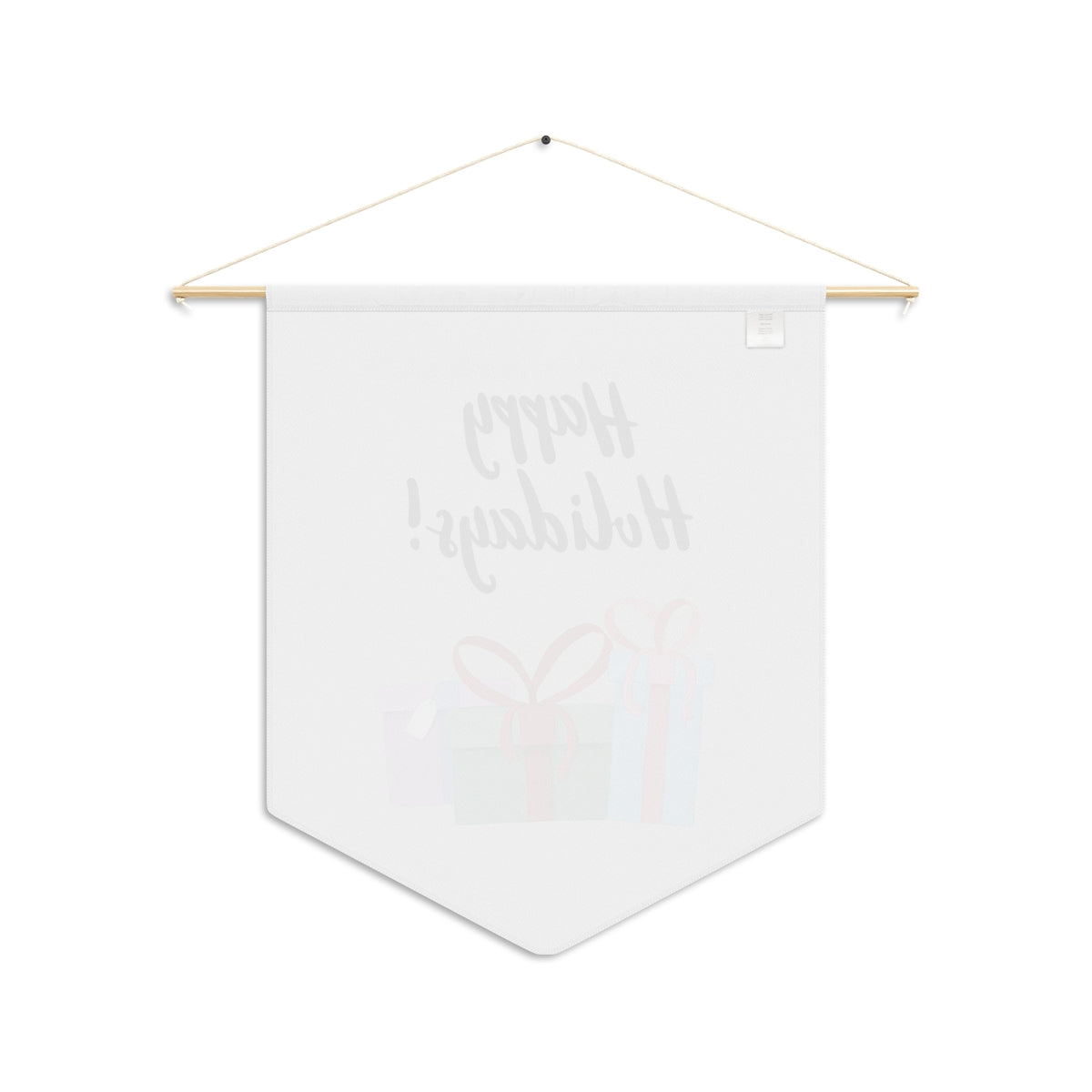 Holiday Pennant - Happy Holidays & Presents