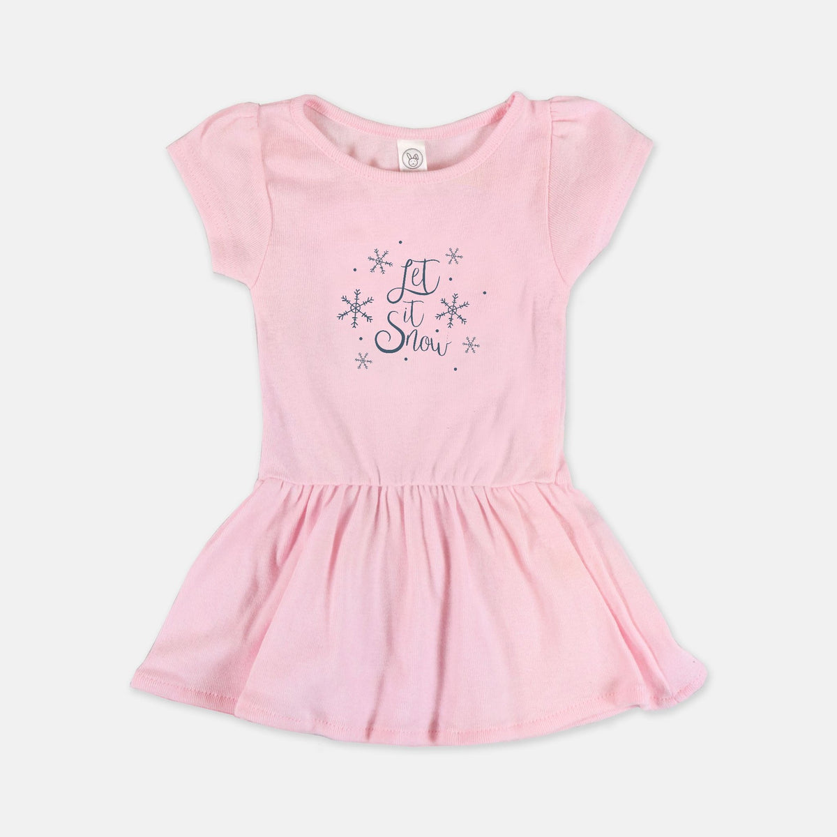 Ballerina Baby Rib Dress - Let it Snow