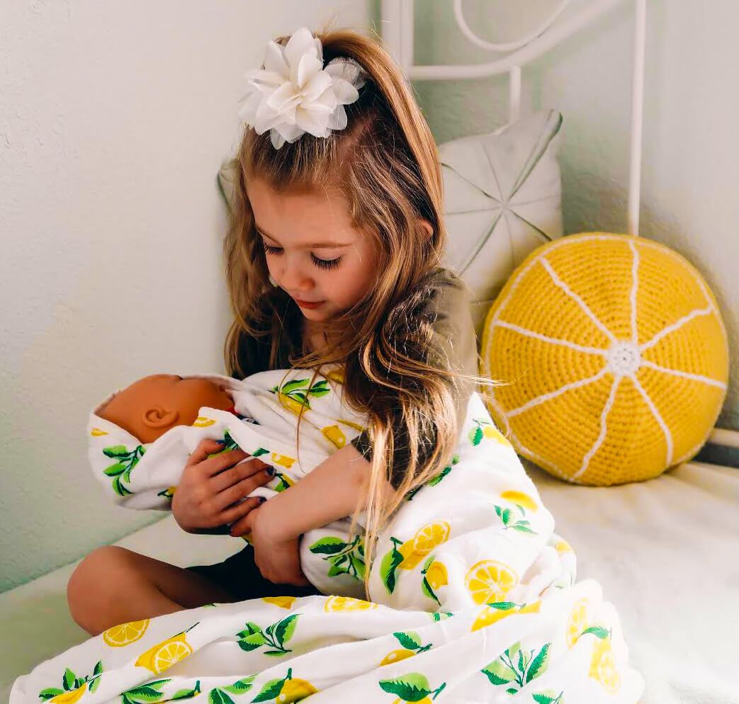 Bamboo Muslin Lemon Quilt