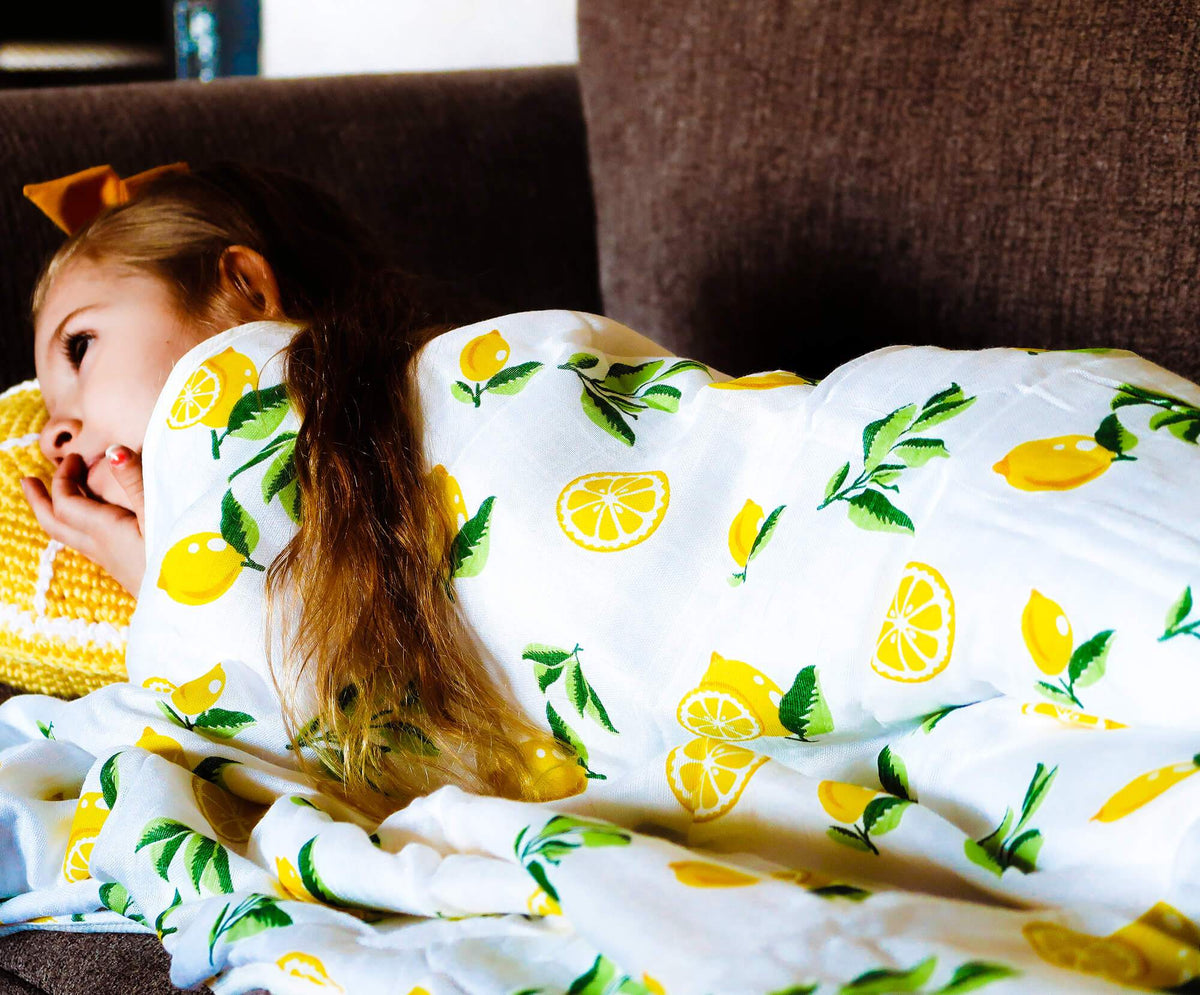 Bamboo Muslin Lemon Quilt