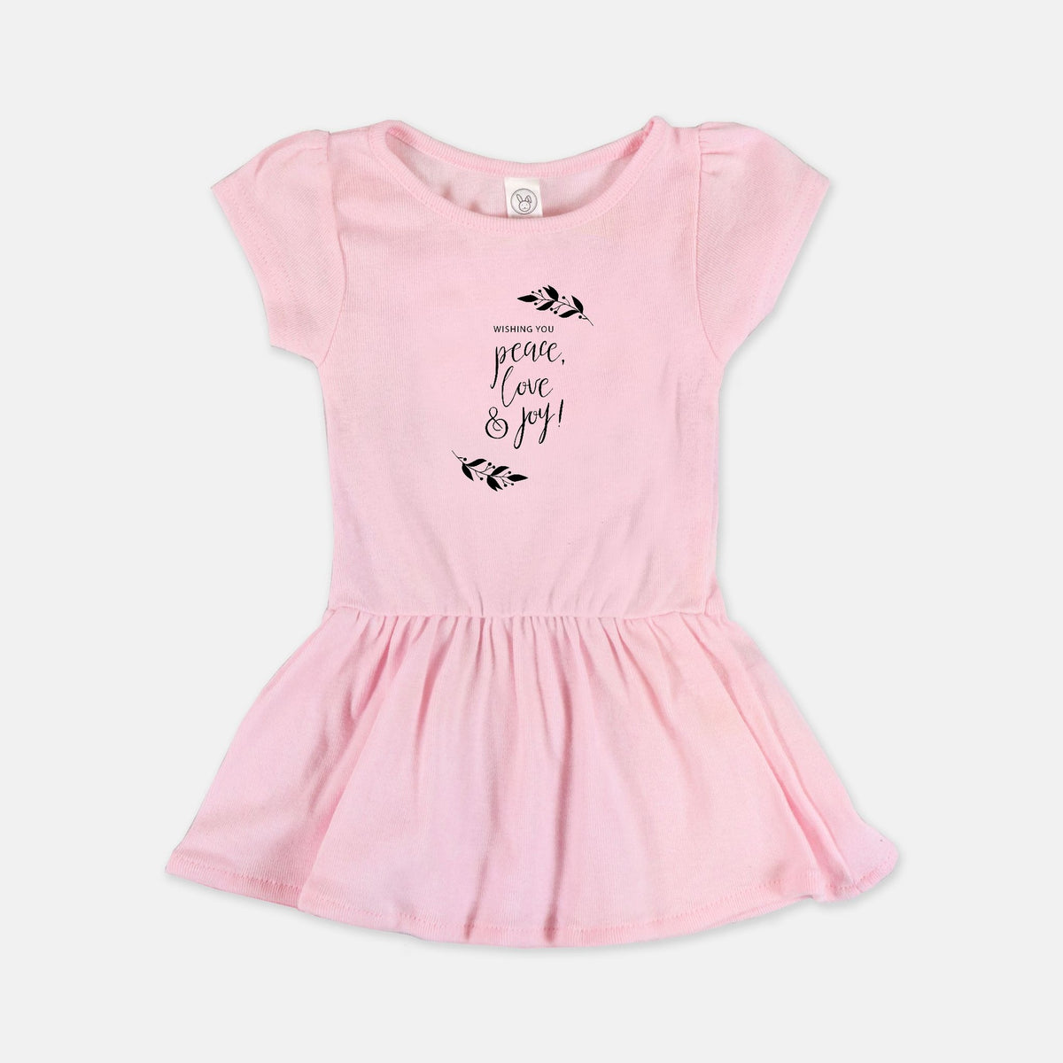 Ballerina Baby Rib Dress - Peace, Love &amp; Joy