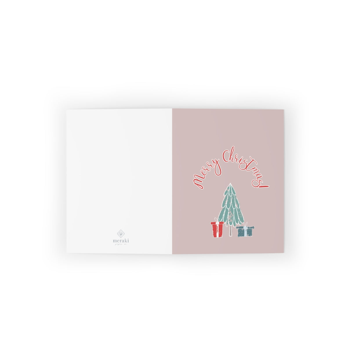 Holiday Greeting Cards - Merry Christmas Tree