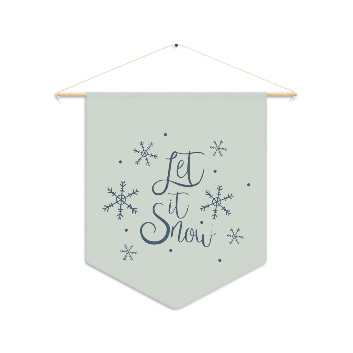 Holiday Pennant - Let it Snow