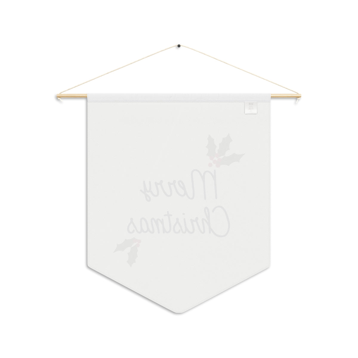 Holiday Pennant - Holly Merry Christmas